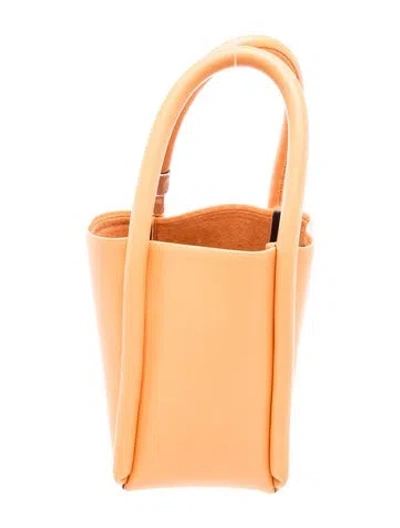 Pre-owned Boyy Leather Top Handle Bag In Orange