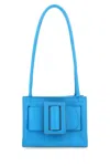 Boyy Light Blue Leather Bobby 18 Soft Shoulder Bag