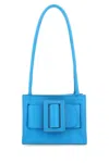 Boyy Light Blue Leather Bobby 18 Soft Shoulder Bag