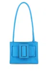 Boyy Light Blue Leather Bobby 18 Soft Shoulder Bag In Light Blue