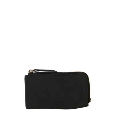 Boyy Logo Detailed Cuvered-edge Zipped Cardholder In Black