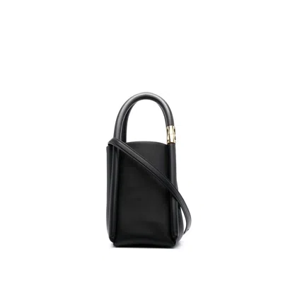 Boyy Lotus 20 Leather Shopping Bag In Black