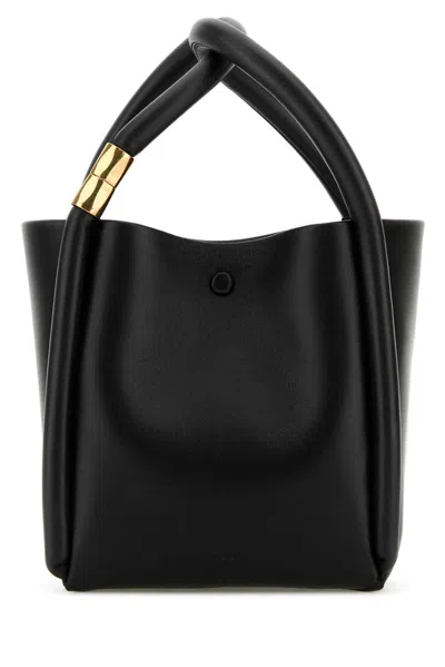 Boyy Lotus Top Handle Bag In Black