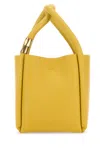 Boyy Mustard Leather Lotus 12 Handbag