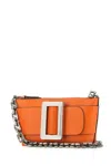 Boyy Buckle Pouchette Leather Shoulder Bag In Puffinsbill