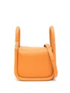 Boyy Wonton 20 Pebble Leather Handbag In Orange