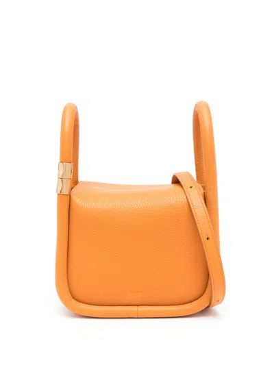 Boyy Wonton 20 Pebble Leather Handbag In Orange
