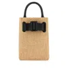 Boyy Raffia Bobby Tourist Epsom Handbag In Black