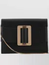 Boyy Buckle Travel Case Leather Crossbody Bag In Black
