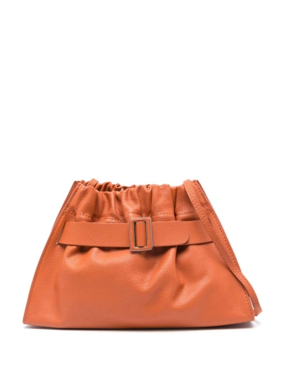 Boyy Scrunchy Satchel Soft Leather Shoulder Bag In Brown