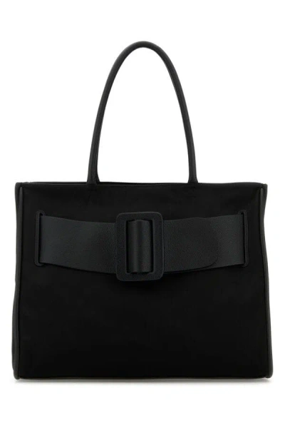 Boyy Woman Black Nylon Bobby Soft Shopping Bag