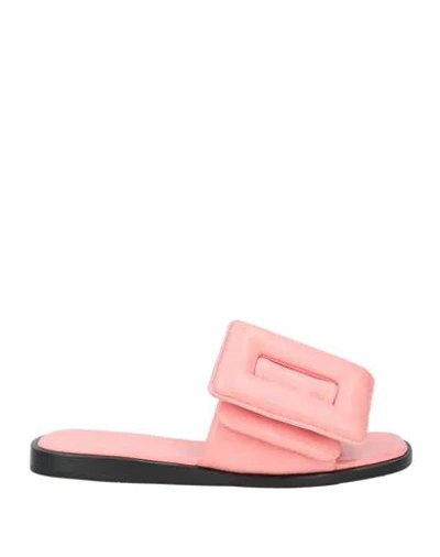 BOYY BOYY WOMAN SANDALS PINK SIZE 7 LEATHER