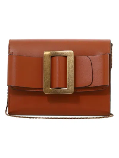 Boyy Buckle Clutch In Brown