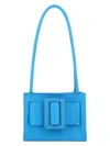 Boyy Light Blue Leather Bobby 18 Soft Shoulder Bag