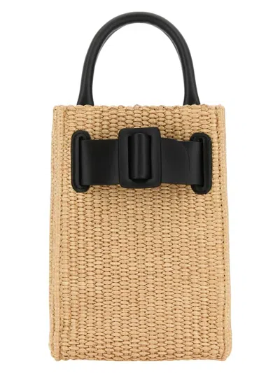 BOYY WOMEN'S RAFFIA BOBBY TOURIST EPSOM HANDBAG