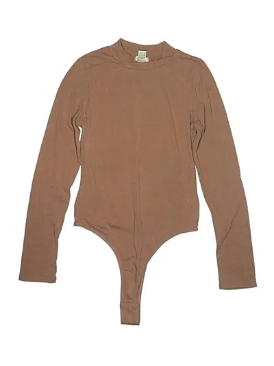 Pre-owned Bozzolo Bodysuit In Brown