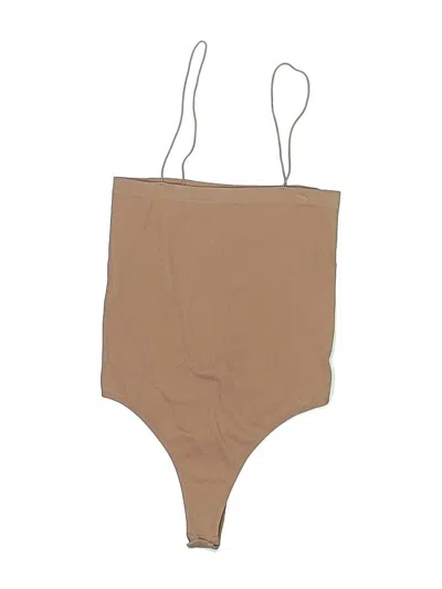 Pre-owned Bozzolo Bodysuit In Tan