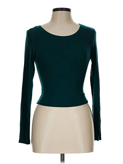 Pre-owned Bozzolo Cardigan Sweater In Teal