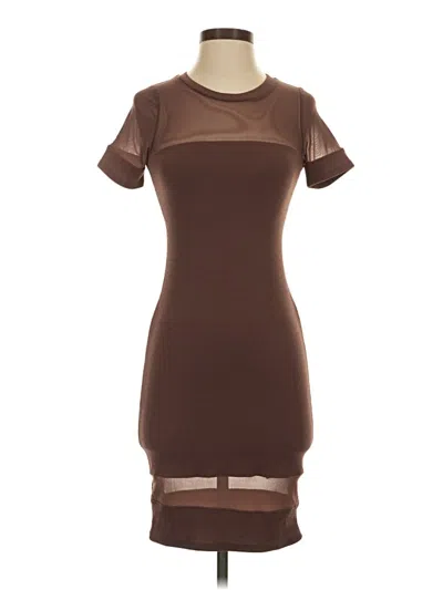 Pre-owned Bozzolo Casual Dress In Brown