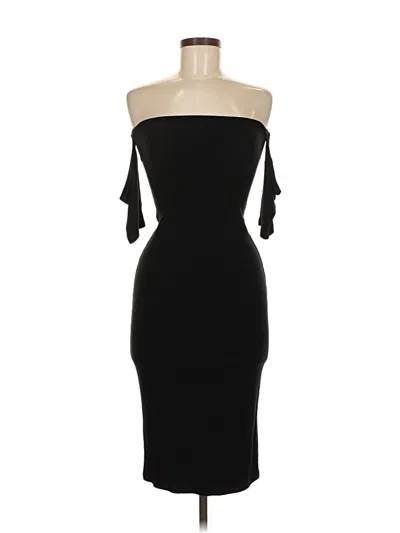 Pre-owned Bozzolo Cocktail Dress In Black