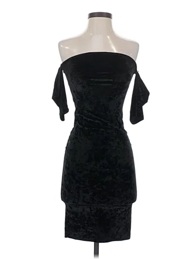 Pre-owned Bozzolo Cocktail Dress In Black