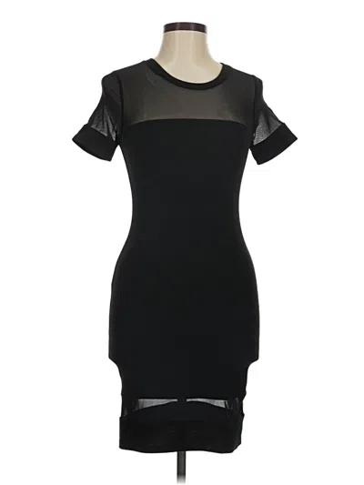 Pre-owned Bozzolo Cocktail Dress In Black