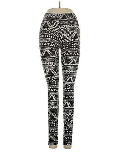 Pre-owned Bozzolo Leggings In Black