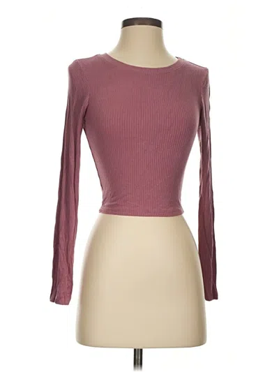 Pre-owned Bozzolo Long Sleeve T-shirt In Burgundy
