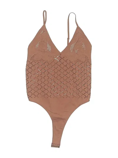 Pre-owned Bozzolo One Piece Swimsuit In Tan