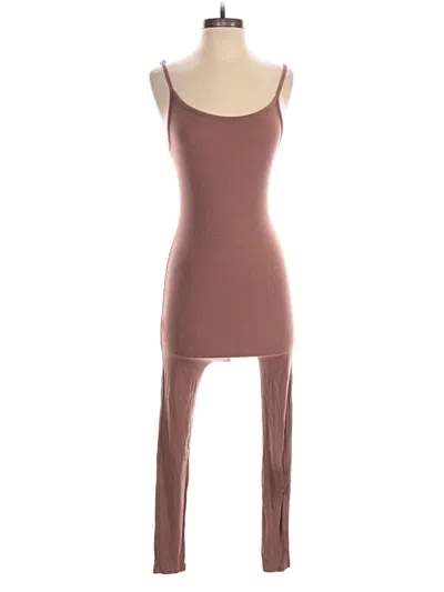 Pre-owned Bozzolo Romper In Brown