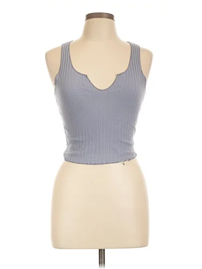 Pre-owned Bozzolo Sleeveless Top Gray Halter Neckline Tops