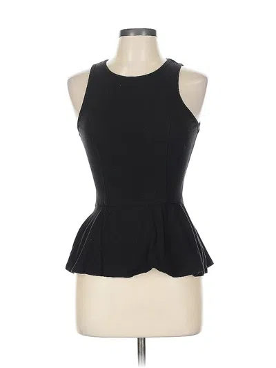Pre-owned Bozzolo Tank Top Black Halter Neckline Tops