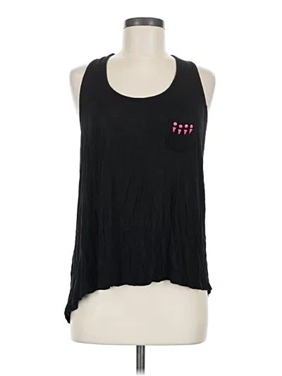 Pre-owned Bozzolo Tank Top Black Halter Neckline Tops
