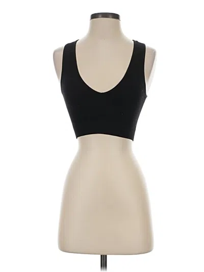 Pre-owned Bozzolo Tank Top Black Strapless Neckline Tops