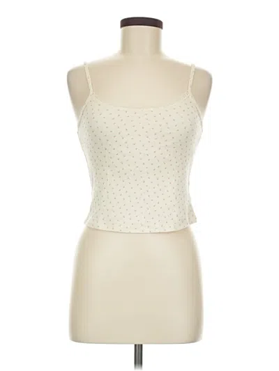 Pre-owned Bozzolo Tank Top Ivory Strapless Neckline Tops