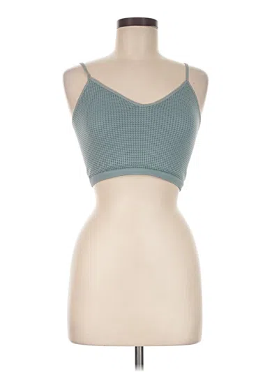 Pre-owned Bozzolo Tank Top Teal Strapless Neckline Tops