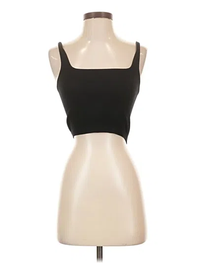 Pre-owned Bozzolo Tube Top Black Strapless Neckline Tops
