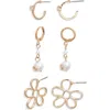 Bp. 3 Pairs Of Earrings