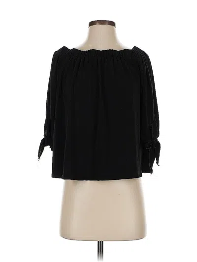 Pre-owned Bp. 3/4 Sleeve Blouse In Black