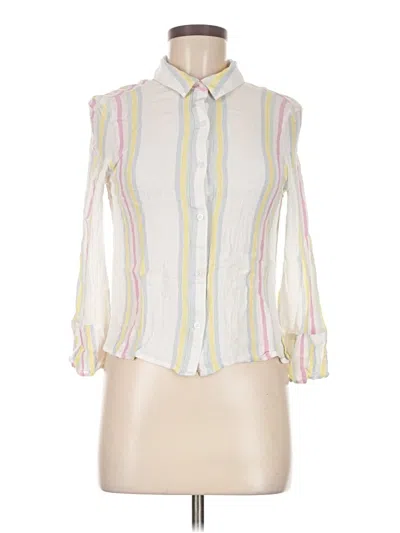 Pre-owned Bp. 3/4 Sleeve Blouse In White