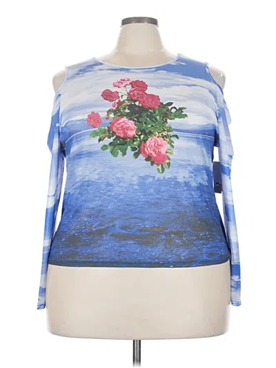 Bp. 3/4 Sleeve T-shirt In Blue