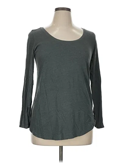 Pre-owned Bp. 3/4 Sleeve T-shirt In Gray