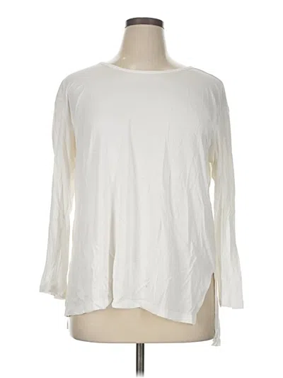 Pre-owned Bp. 3/4 Sleeve T-shirt In Ivory