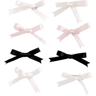 Bp. 4-pack Bow Hair Clips In White