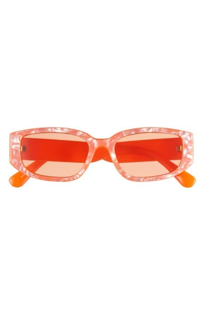 Bp. 48mm Rectangular Sunglasses In Orange