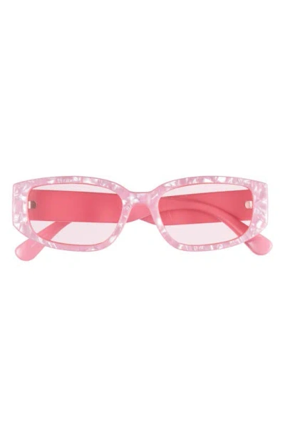 Bp. 48mm Rectangular Sunglasses In Pink