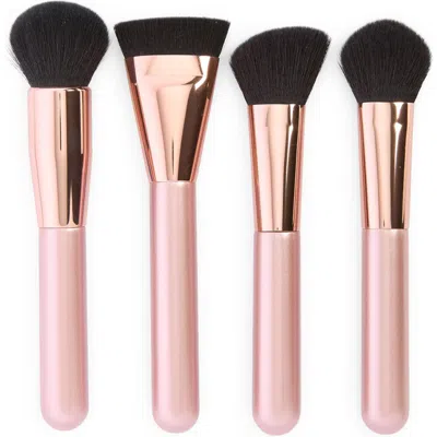 Bp. 4-piece Foundation Brush Set In Transparent