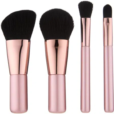 Bp. 4-piece Makeup Brush Travel Set In Transparent