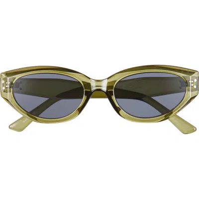 Bp. 50mm Oval Sunglasses In Green