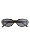 Bp. 50mm Round Sunglasses In Black